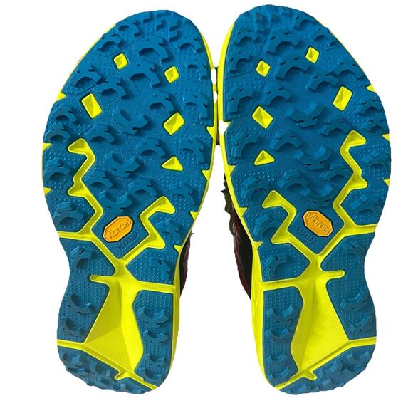 Hoka One One M Speedgoat WP Mid Mens 11.5 Trail Hiking Athletic Shoe Red Yellow main image 7